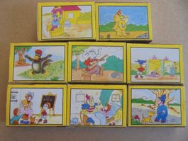8 Zündhölzer aus Indonesien 1991 / Oui-Oui boîtes allumettes