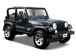 Jeep Wrangler Rubicon 2002-2006 dunkelblau met.     1:24