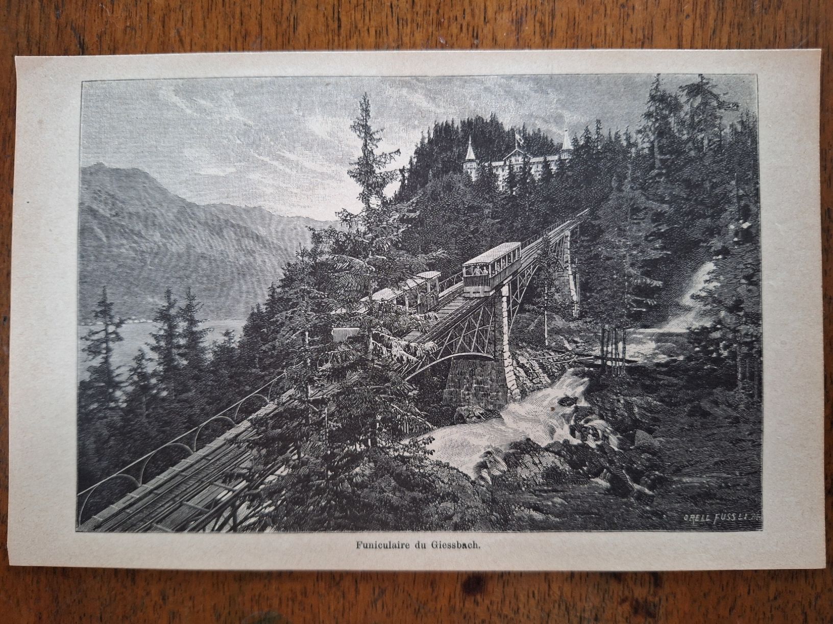 Incisioni: FINICULAIRE DU GIESSBACH – Usato da Bevaix venduto da bohrap