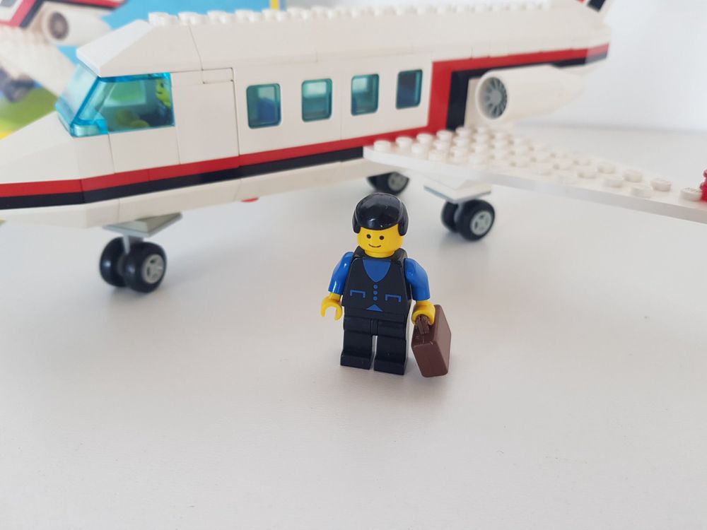 Lego 6368 Jet Airliner Flugzeug mit Original Verpackung 1985 (Gebraucht ...