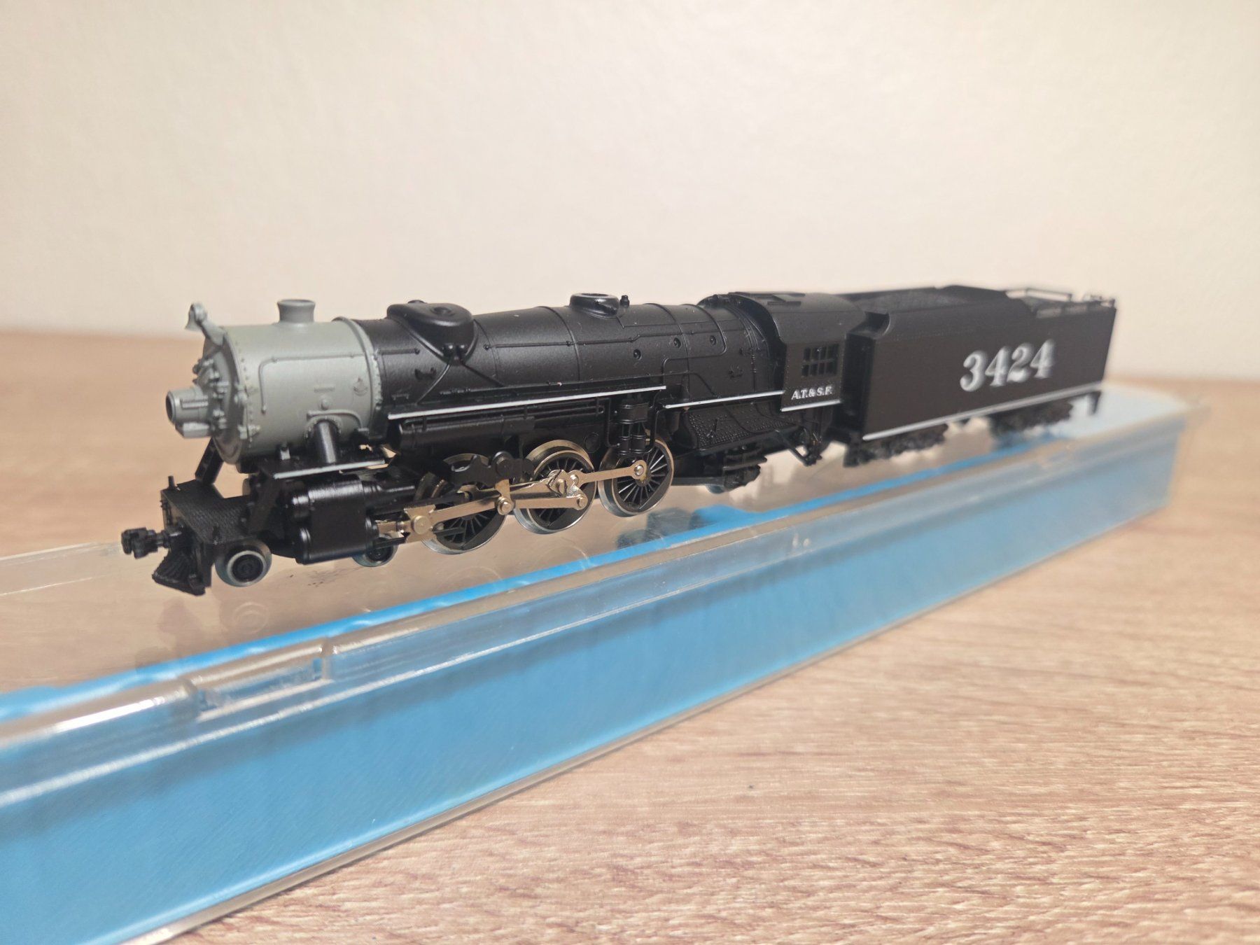 Rivarossi Modellini di ferrovie: Rivarossi N 3424 Dampflok AT&SF – Usato da St-Aubin-Sauges venduto da Lo_Go 3