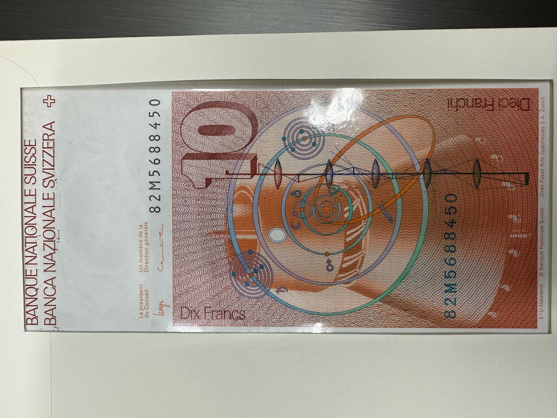 Banknoten: FDC Naba Züri 1984 mit 10.- Note – Gebraucht aus Arisdorf von Liquidus 6