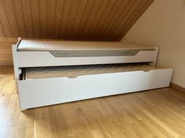 Ausziehbett 200x90cm (190x90) mit Matratze