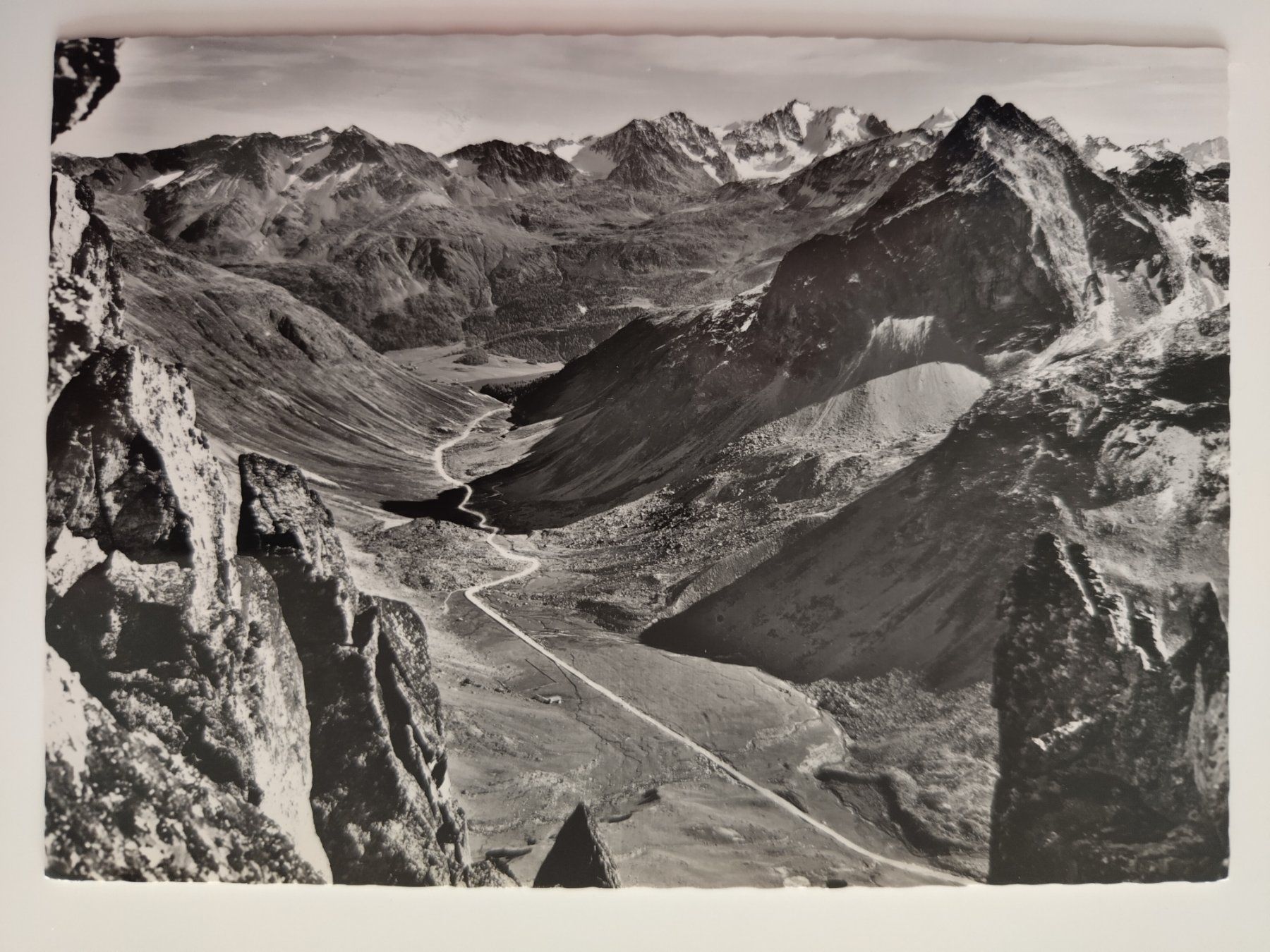 Cartoline postali: Julierpass-Postkarte, ungelaufen – Usato da Ohmstal venduto da Lebensfreude05