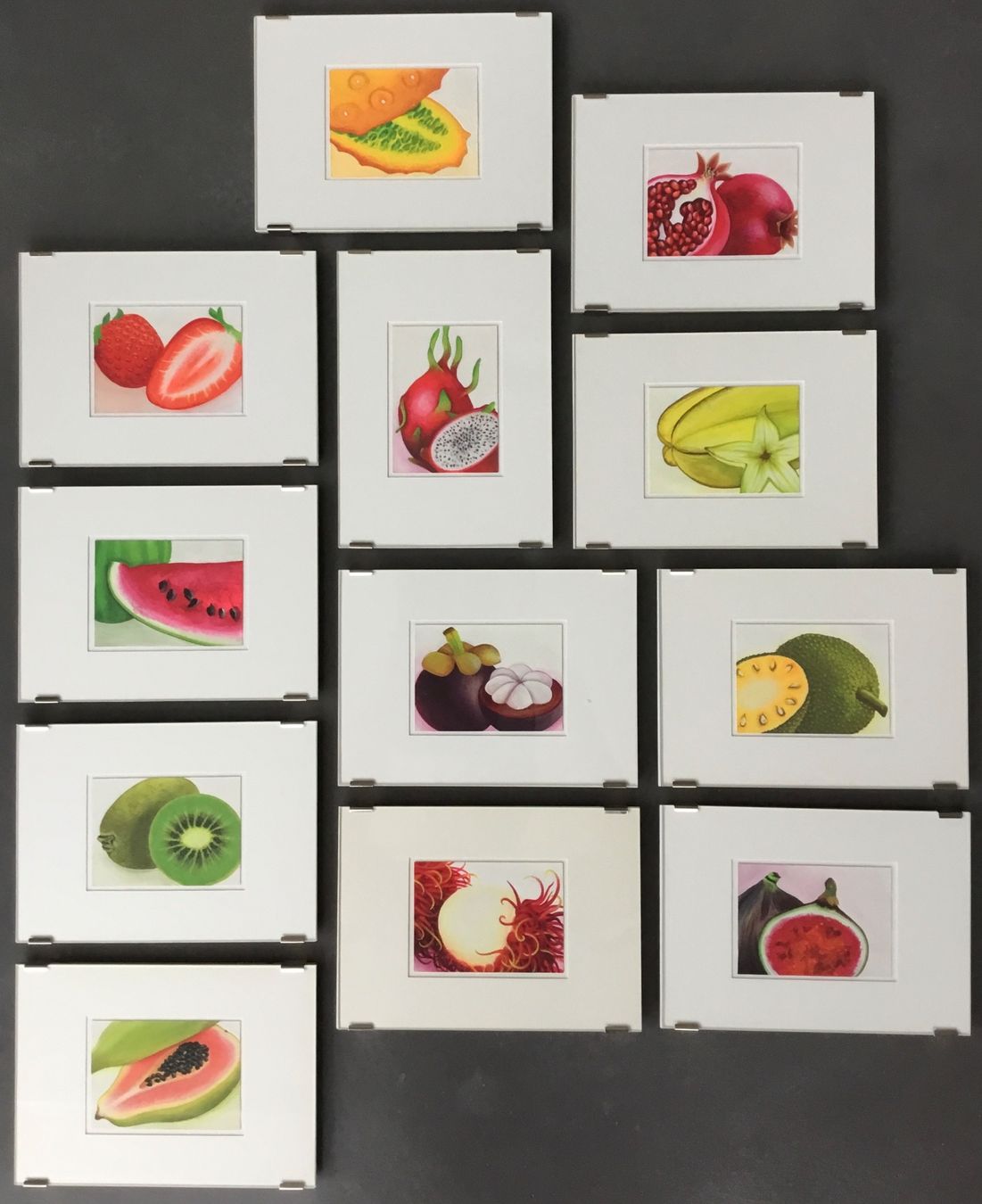 Foto & Immagini: Frucht-Bilder | Mischtechnik auf Papier (Preis/Stk.) – Nuovo (secondo la descrizione) da Eggersriet venduto da Wiese61 3