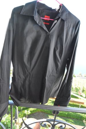 Damen Hemd HUGO BOSS schwarz Grösse 40 guter Zustand
