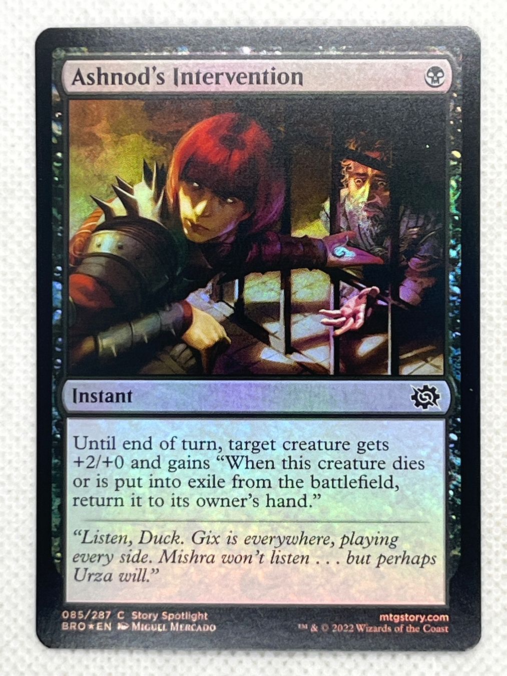 Magic The Gathering Carte collezionabili: Magic The Gathering Ashnod's Intervention Foil 085/287 C – Usato da Hinterkappelen venduto da Kim1992