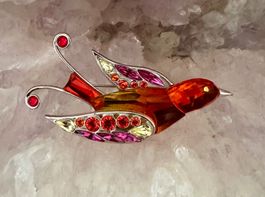 DANIEL SWAROVSKI Ombre Kristall Sterling Silber SCHWALBE✨RAR