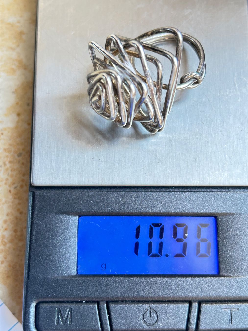Ringe: Silberdraht Ring TRIANGEL ( Grösse 54/17) – Gebraucht aus Dittingen von Bijoubelle 9