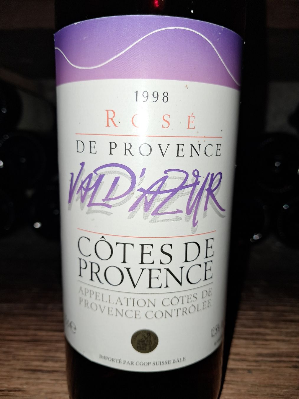 Wein: Val d'azur cotes de provence 1998 – Neu und originalverpackt aus Le locle von juliensaran 1