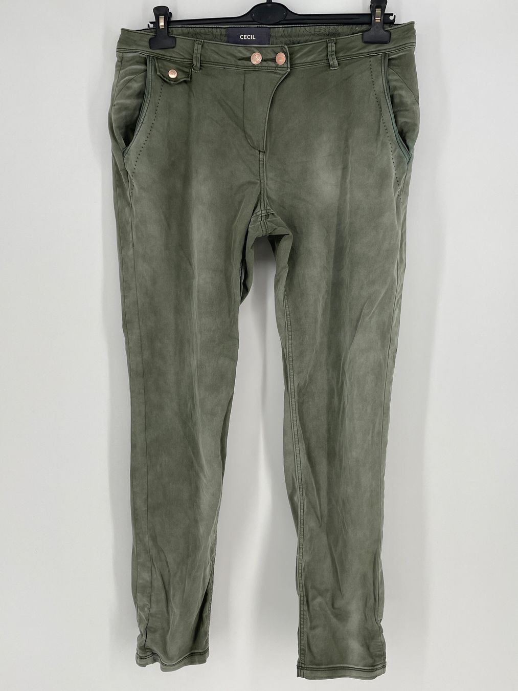 Cecil Pantaloni: Cecil Hose Khaki Gr. 42/44 – Usato da Auenstein venduto da moin.