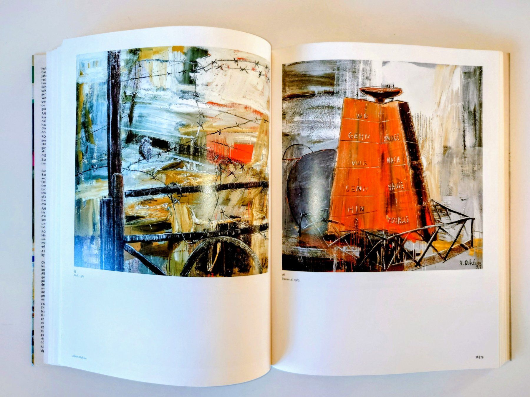 Bücher: Albert Oehlen - Katalog Riemschneider / Hergott. EA 1995 – Gebraucht aus Zürich von Artnex 6
