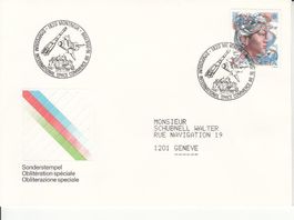 Sonderstempel S. 1258 Montreux Space Commerce 1986