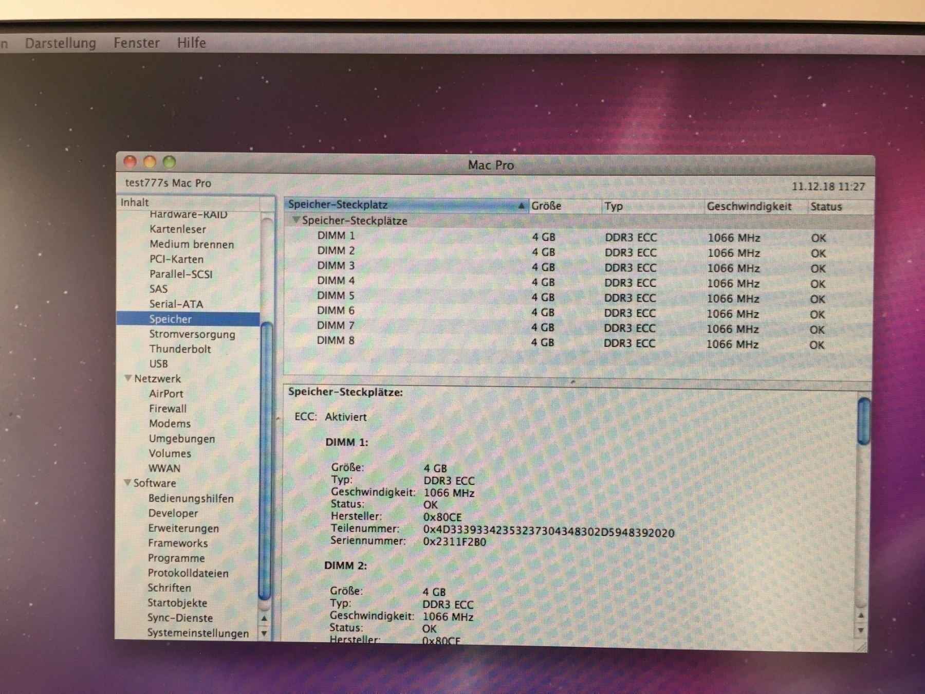 Apple PCs: Mac Pro 4.1 8Core 2.26 Snow Leopard 10.6 – Gebraucht aus St. Margarethen TG von Mac-PC 4