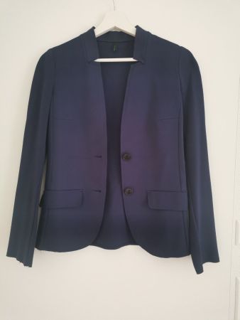 Damen Blazer Stile Benetton dunkelblau Grösse 34guter Zus...