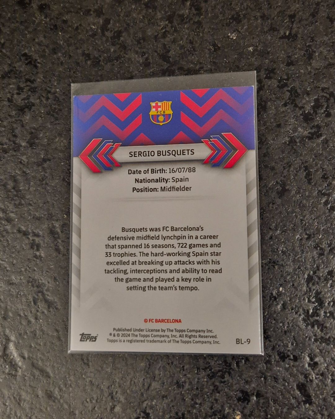 Topps Carte collezionabili: Sergio Busquets - Barcelona - Topps – Nuovo (secondo la descrizione) da Burg AG venduto da Danoe 1