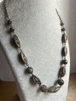 Filigran-Kette aus Silber, Vintage Halskette, Top Zustan (50