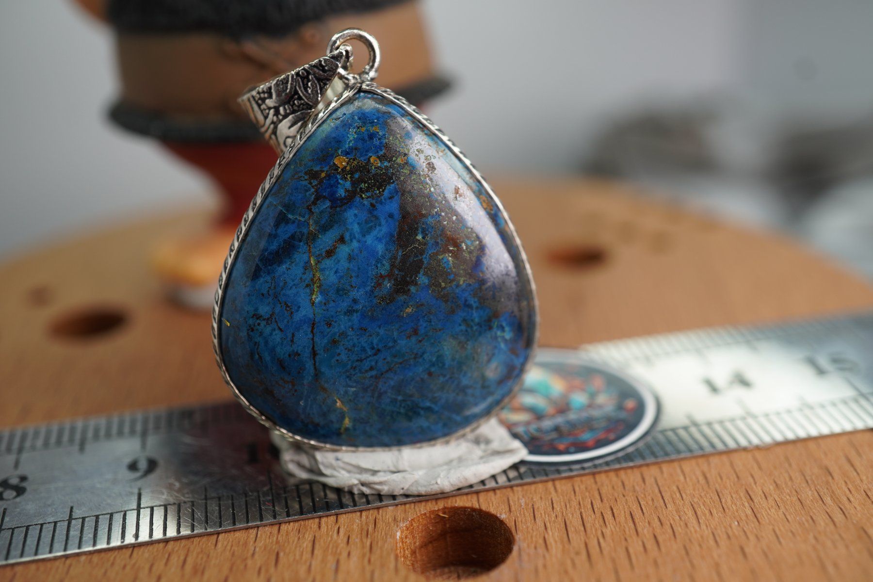 Mineralien & Heilsteine: Azurit Blau            Anhänger  Räumung – Neu und originalverpackt aus Eschenbach SG von topstone 2