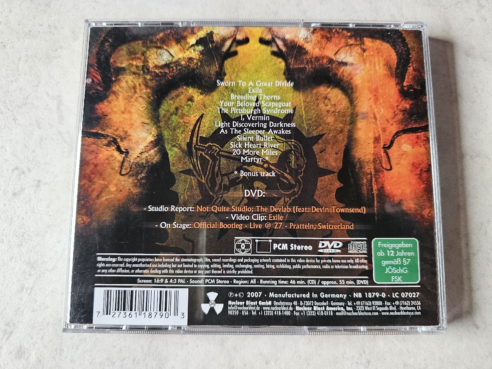 CD: Soilwork  -  Sworn To A Great Divide / CD + DVD – Usato da Schneisingen venduto da backstore24 1
