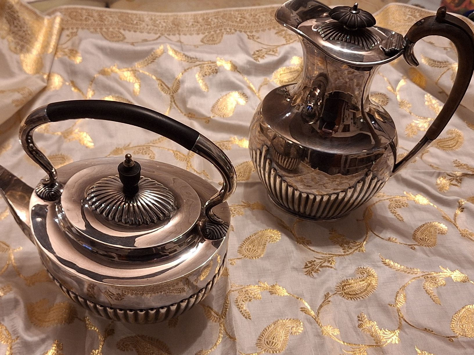Geschirrsets: Art Deco Cafe / Teeservice versilbert, 30 iger Jahre – Gebraucht aus Rheinfelden von Cleopatra2000