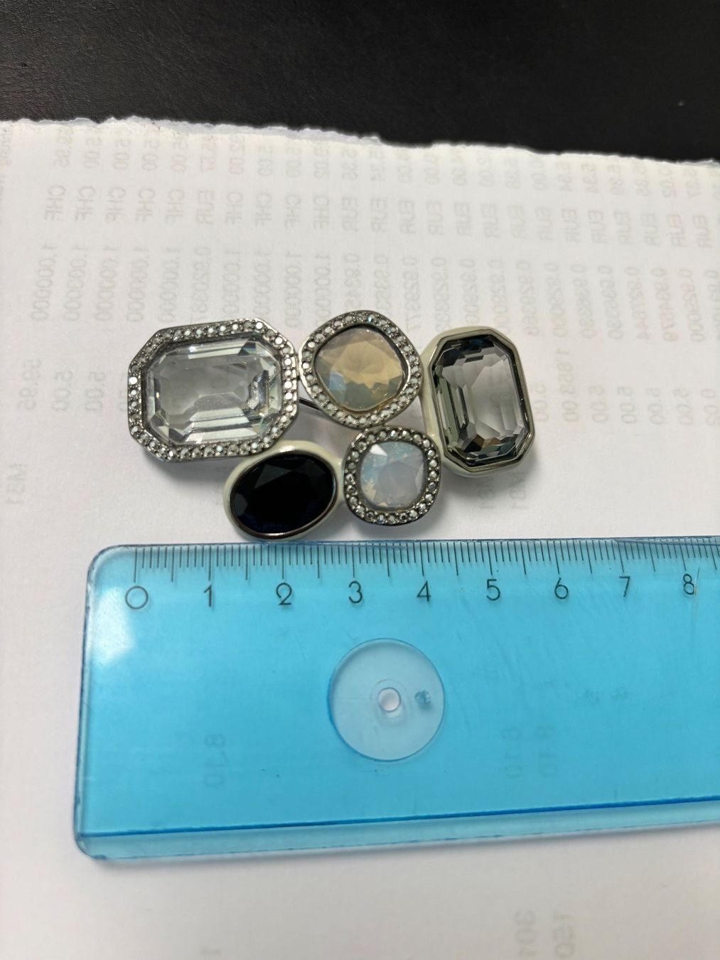 Swarovski Spille & Fermagli: Swarovski Brosche offene Kristalle – Nuovo (secondo la descrizione) da St. Gallen venduto da always-a-good-buy 5