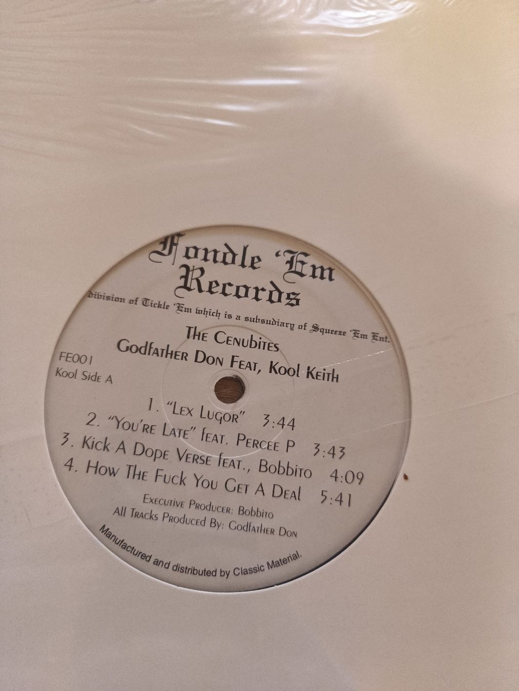 Dischi in vinile: Godfather Don & Kool Keith - The Cenubites – Usato da Kandersteg venduto da digginblackpearlz 3