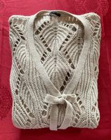 Cardigan Sisley beige, taille M, automne 🍂