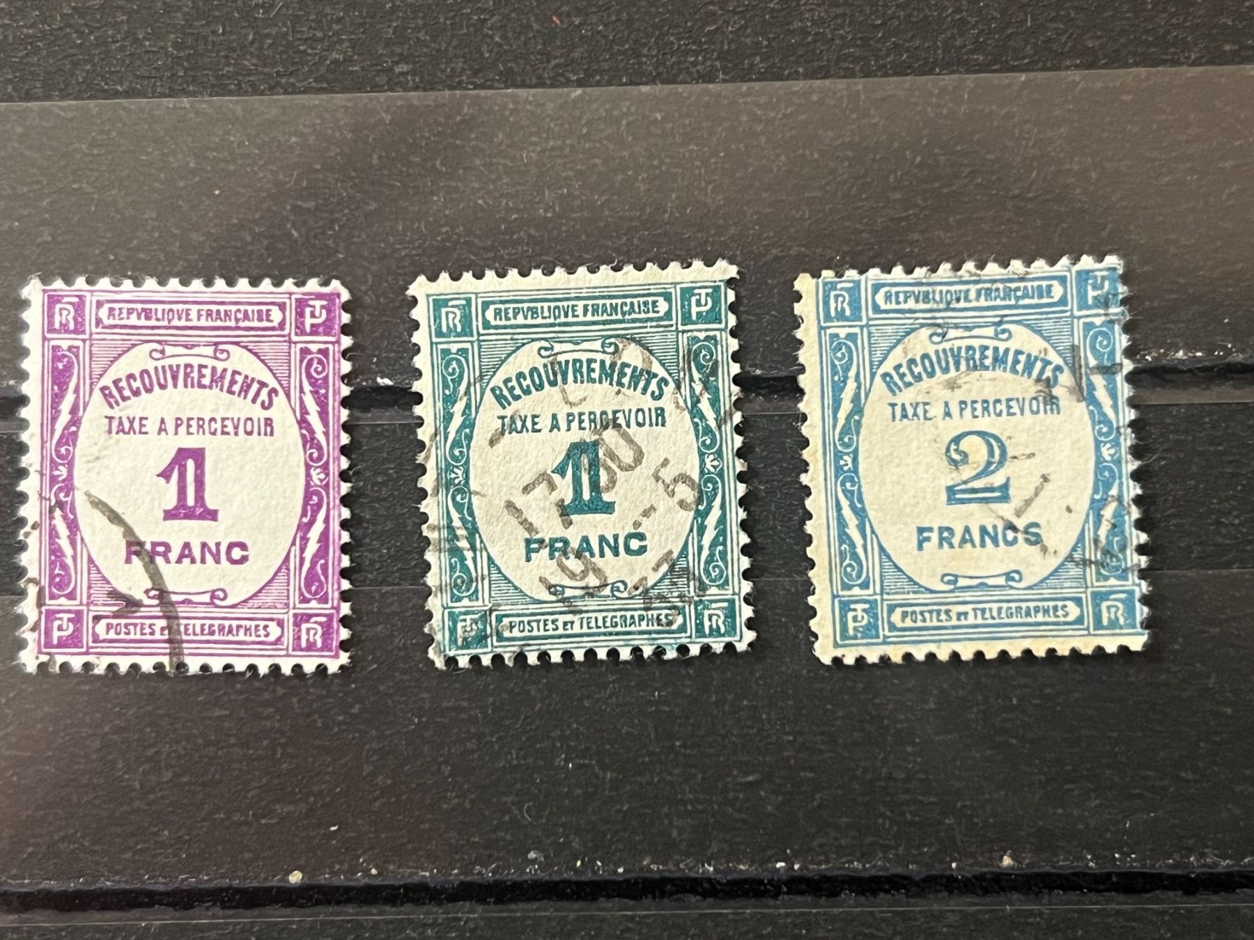 Alle Briefmarken: Timbres Taxe 1927 oblitérés – Gebraucht aus Lausanne von ffhoud