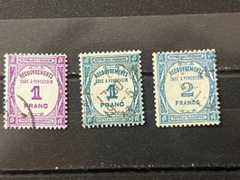Timbres Taxe 1927 oblitérés