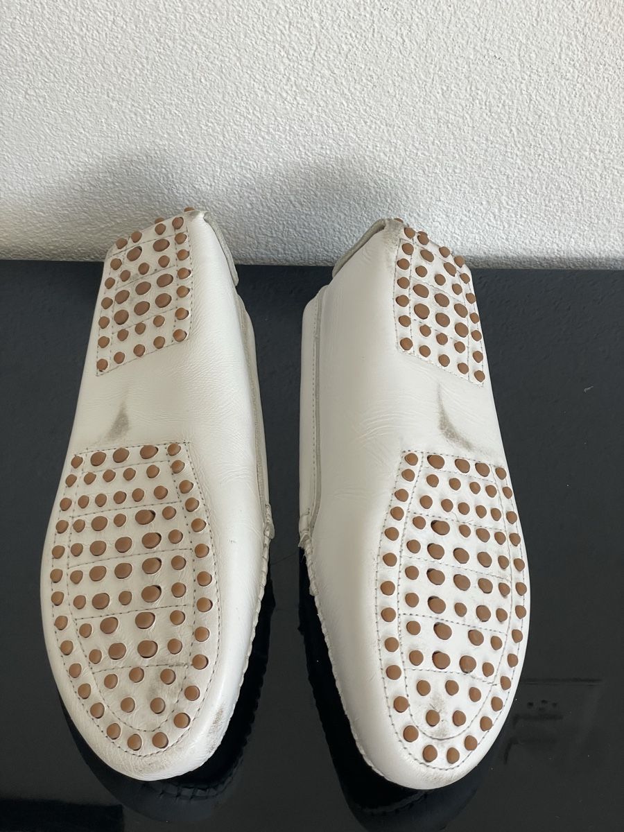 Scarpe da donna: Mocassins 5 PUNKT white leather size 41 – Usato da Richterswil venduto da Prangins9 3