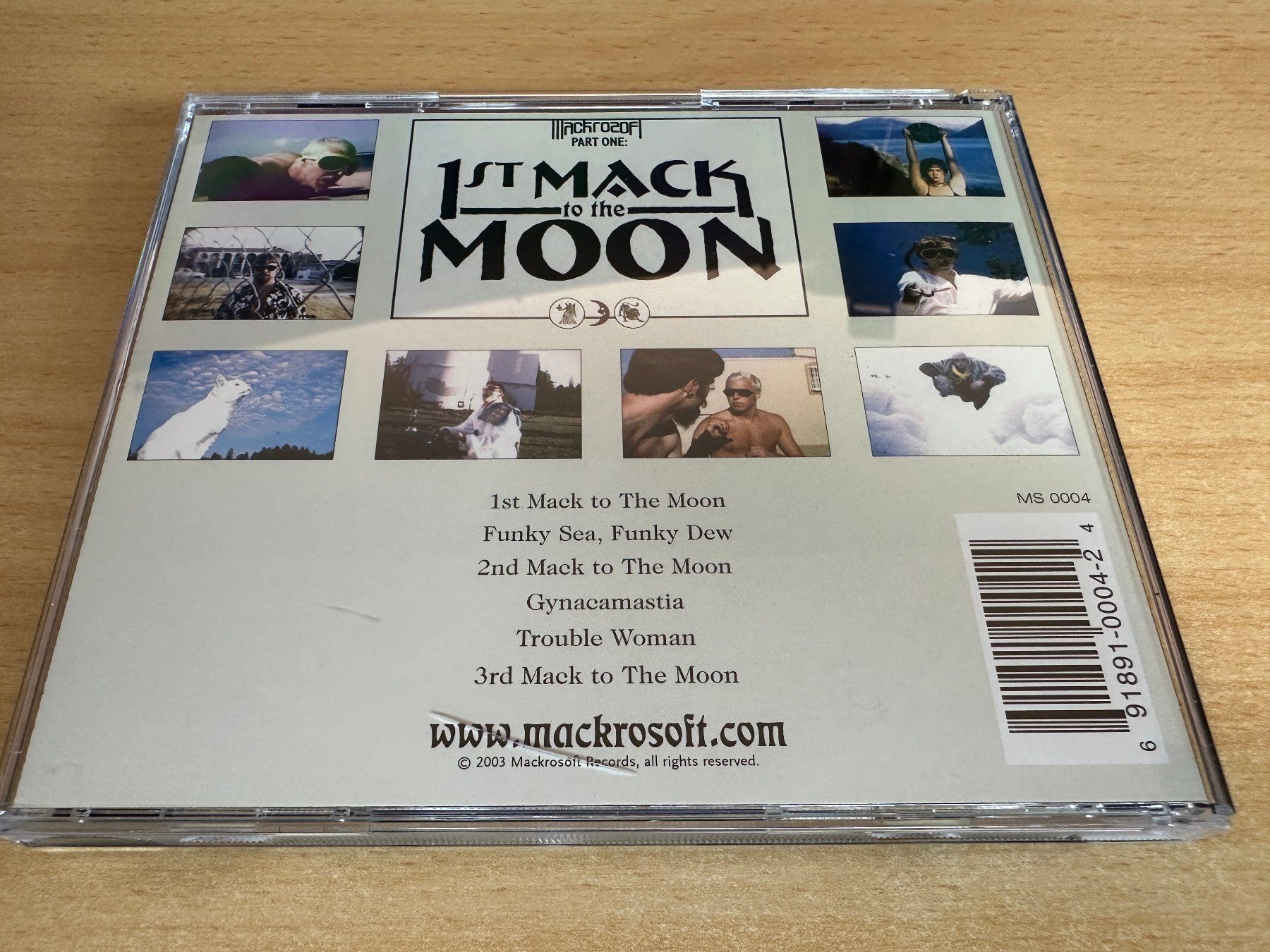 CDs: Mackrosoft – 1st Mack To The Moon – Gebraucht aus Rikon im Tösstal von Alpenmutz 1