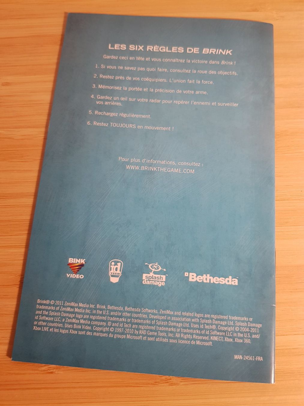 Microsoft Giochi: Spielanleitung Brink Xbox 360 – Usato da Münchenstein venduto da 2DGames 1