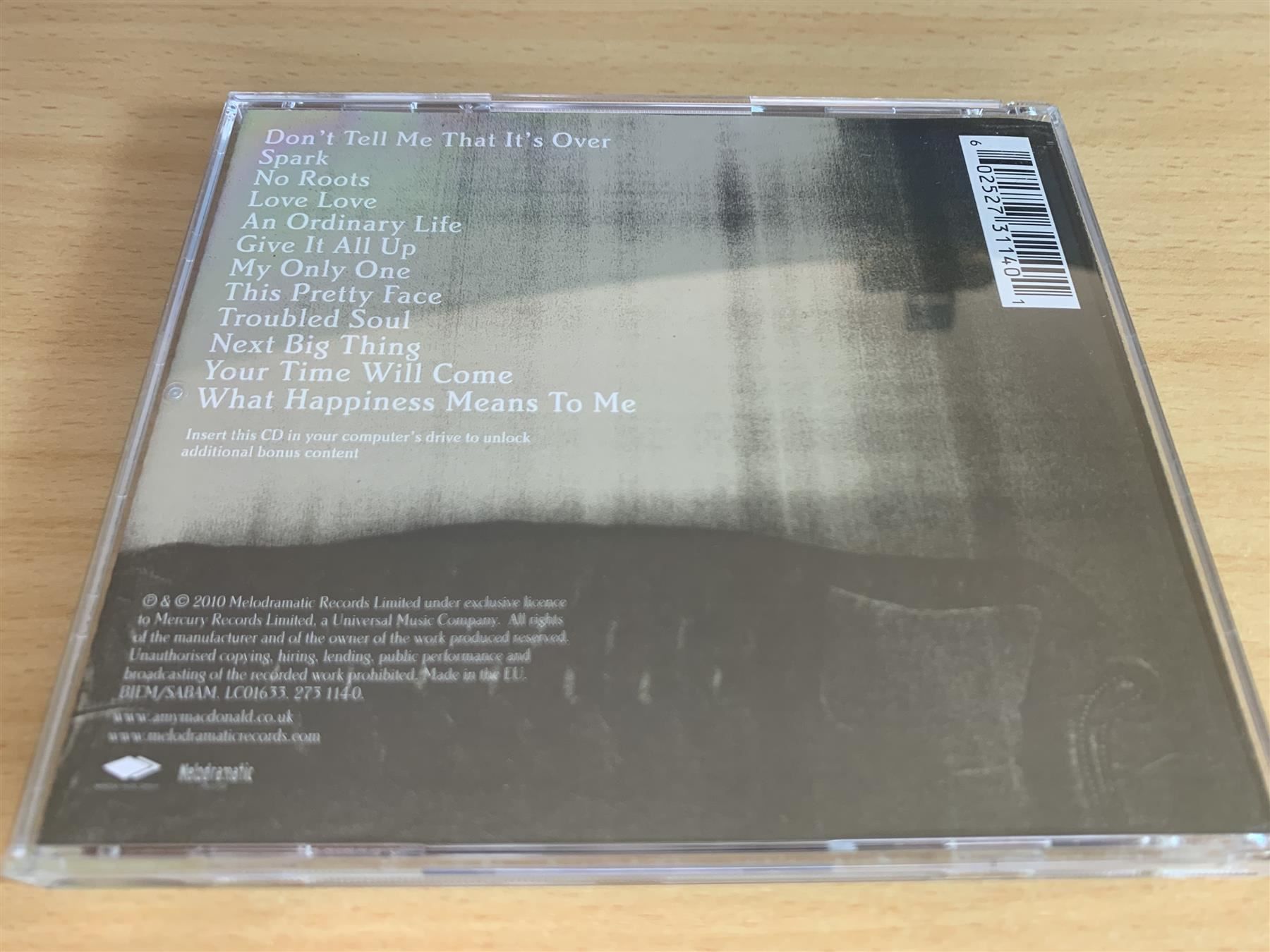 CD: Amy MacDonald – A Curious Thing – Usato da Rikon im Tösstal venduto da Alpenmutz 1