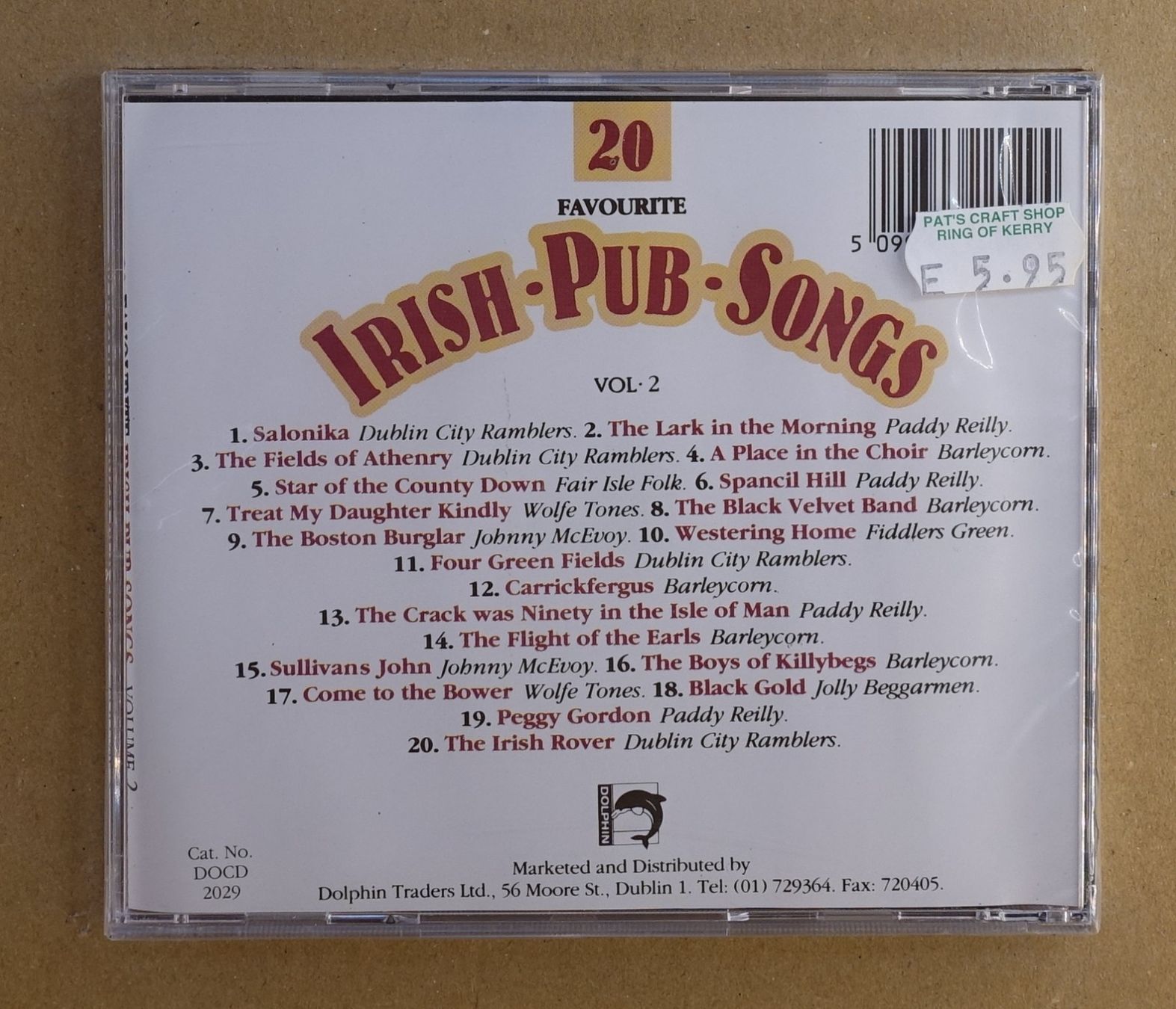 CD: Irish Pub Songs Volume 2 - T5 – Nuovo e nell'imballaggio originale da Sessa venduto da discoverymedia 1