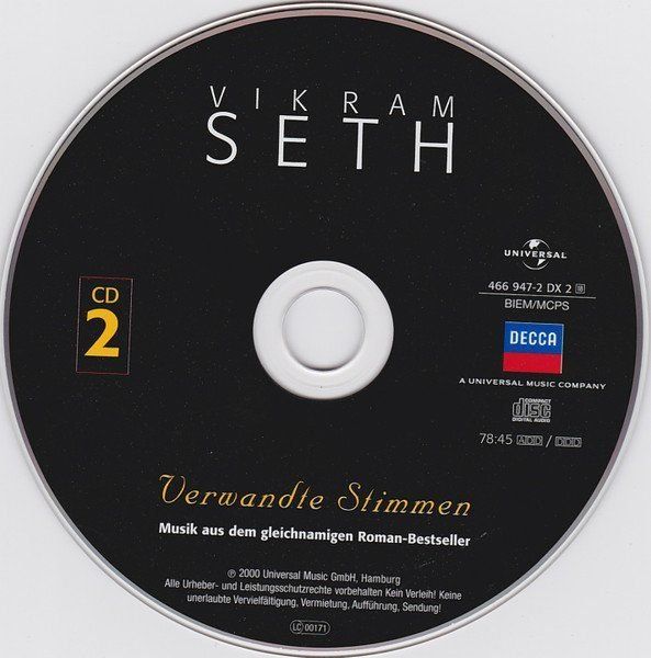 CD: set 2CD's - Vikram Seth - Verwandte Stimmen – Usato da Unterbäch venduto da niquz 3