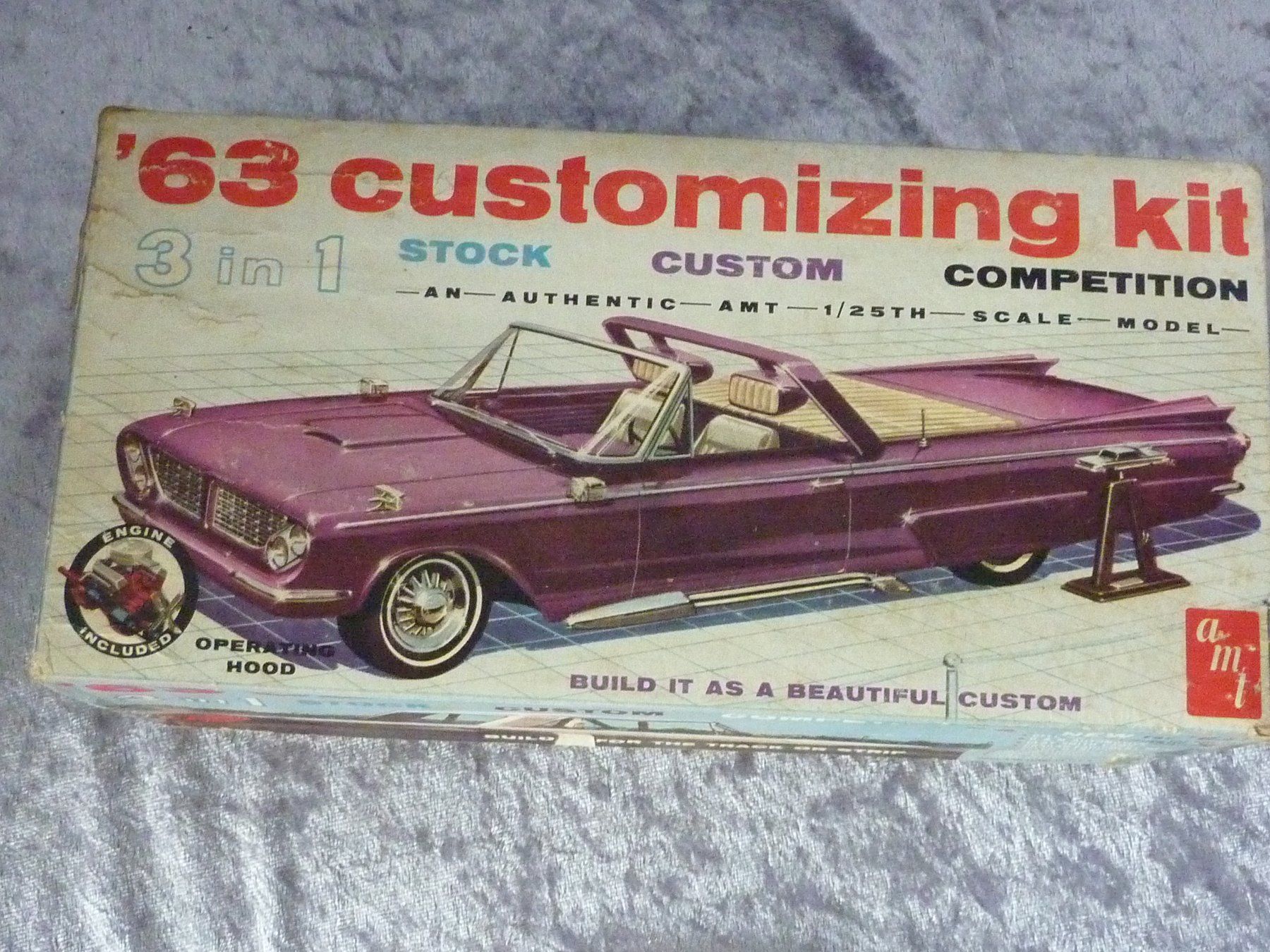 AMT/ERTL Modellautos: 63 customizing Thunderbird 1:25 – Gebraucht aus Dürrenäsch von modellautos4you