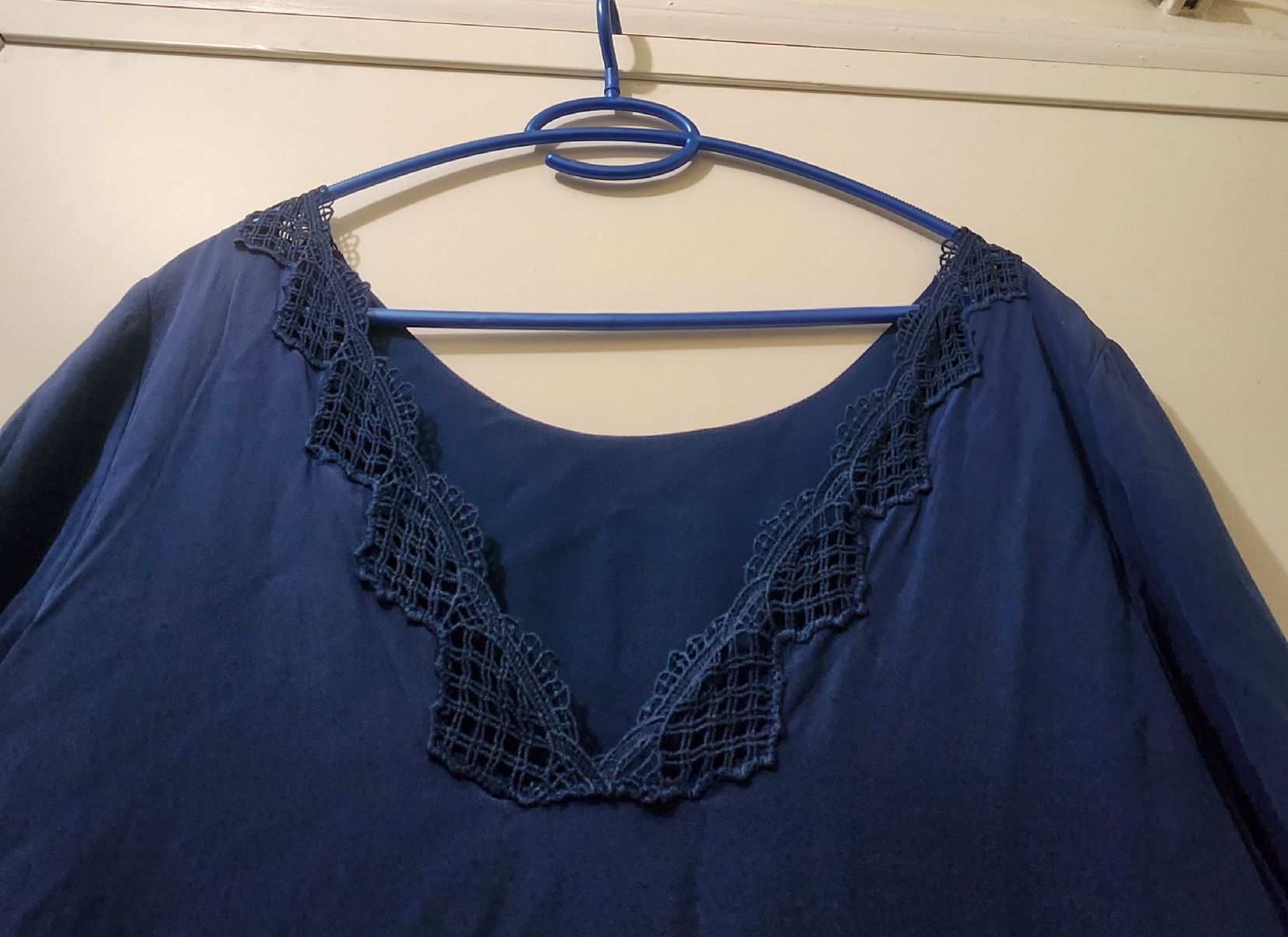 Sezane Kleider: Robe SÉZANE bleue taille 34 en soie – Gebraucht aus Niedergösgen von Eva2410 2
