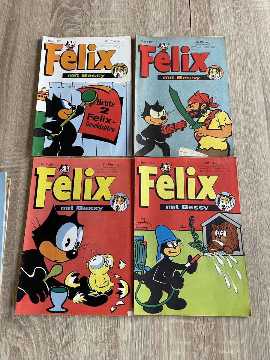 Comics: 17 Nostalgische Felix Comics mit Bessy – Gebraucht aus Emmen von  2
