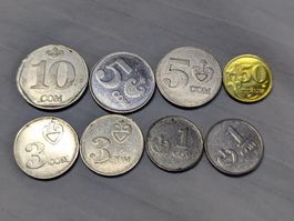 Kyrgyzstan circulating coins,delivery end of Oct