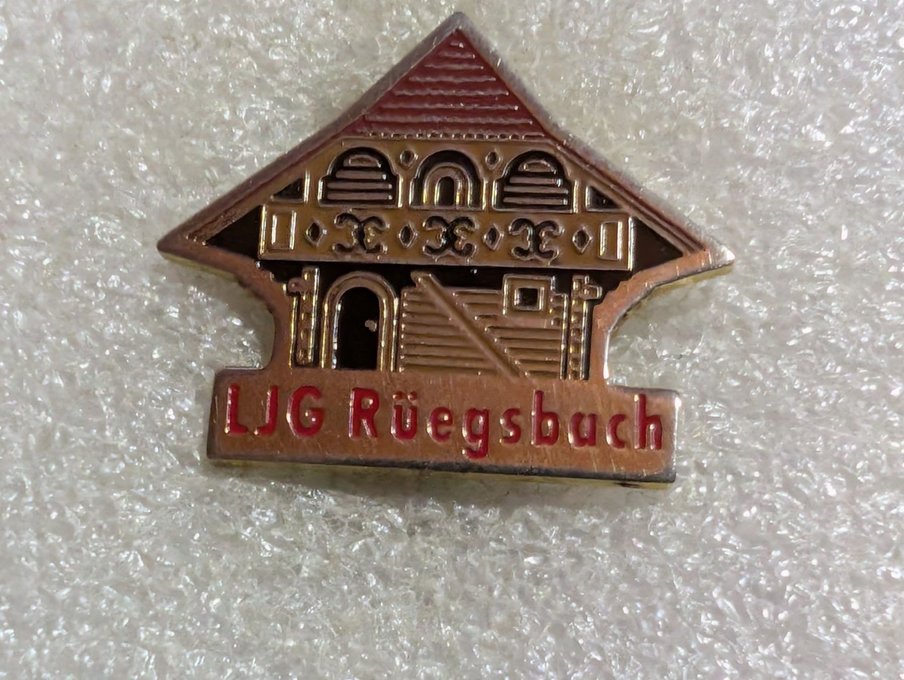 Placchette & Badge: Ansteckpin 222: LJG Rüegsbach – Usato da Oppligen venduto da Pin-Fall-Shop