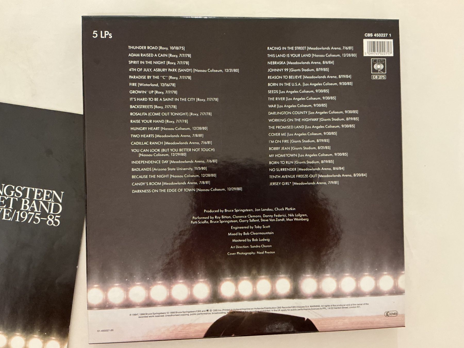 Schallplatten: Bruce Springsteen Live 1975-85  - 5LP Box Set – Gebraucht aus Winterthur von Tumko_7_Vinyl 2
