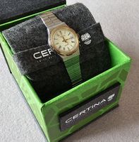 CERTINA Sapphirglas Vergoldet Elegante Damenuhr 26mm