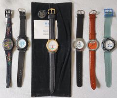 Uhren Lot Victorinox, WMC, Ravensburger, Paris Musées u.a.