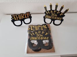 30th birthday glasses