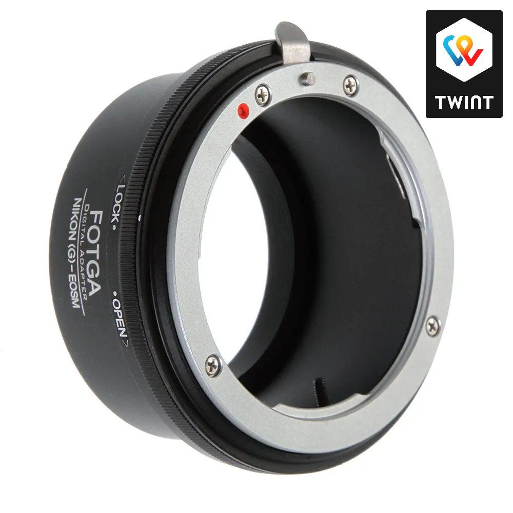 Nikon Foto-Adapter: Adaptation pour objectif Nikon G AF-S,  vers Canon EF-M EOS – Neu und originalverpackt aus Saignelégier von Photo-discount 1