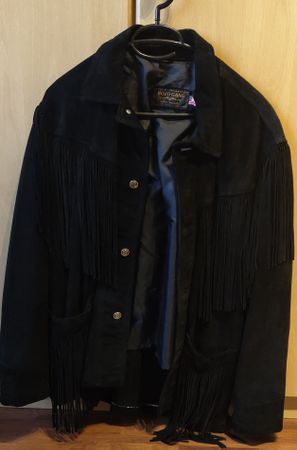 Vintage Western Suede Jacket "Bozo Gang"- Size S