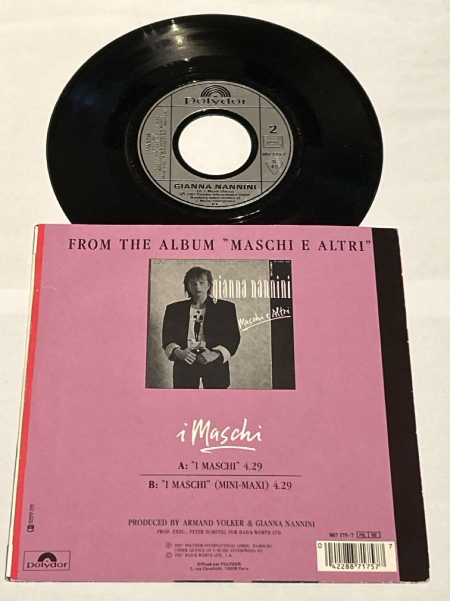 Dischi in vinile: Gianna Nannini. 1987. I Maschi – Usato da Faulensee venduto da Mizuno06 1