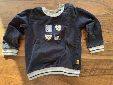 Pullover Bärchen von Steiff Gr.80 dunkelblau