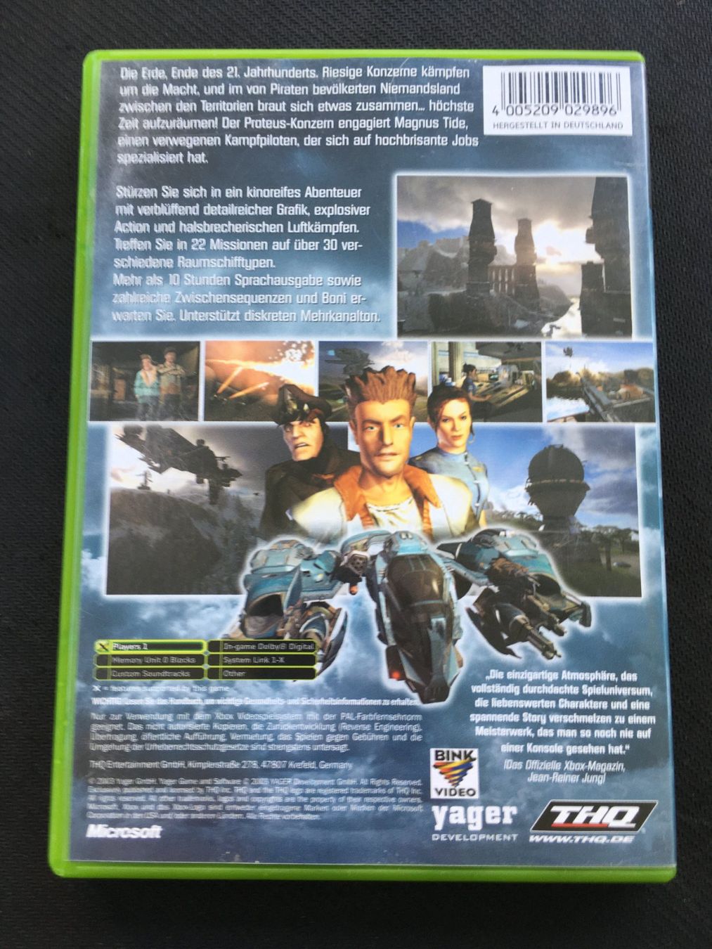Microsoft Giochi: Yager - Xbox – Usato da St.Gallen venduto da sjosjo 1