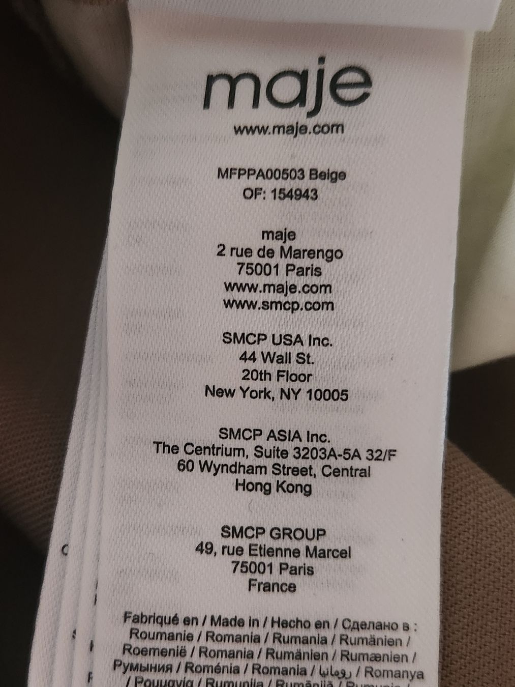 Maje Hosen: Pantalon Maje beige taille 36/38 – Gebraucht aus Niedergösgen von Eva2410 3